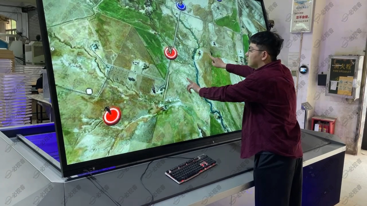军队军事部队山区演习卫星地图数字电子沙盘案列